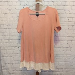 Peach Long Blouse